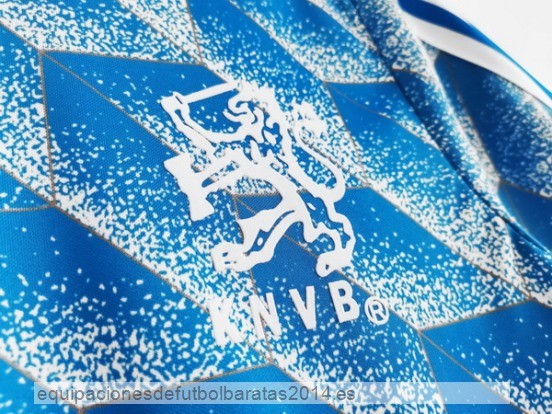 Nuevo 2ª Camiseta Holanda Retro 1988 Azul Baratas